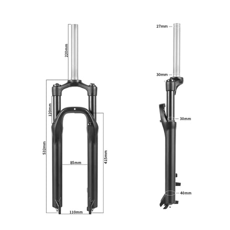 SHENGMILO Guidon de vélo électrique MX06 MTB 26"