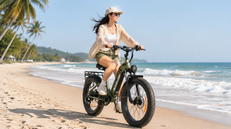 BAOLUJIE P7 2401 : Vélo électrique à cadre bas 24 pouces | Moteur 2000W & Batterie 48V 23AH