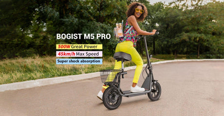 BOGIST M5 PRO Review - Cyclomoteur pliant Scooter électrique