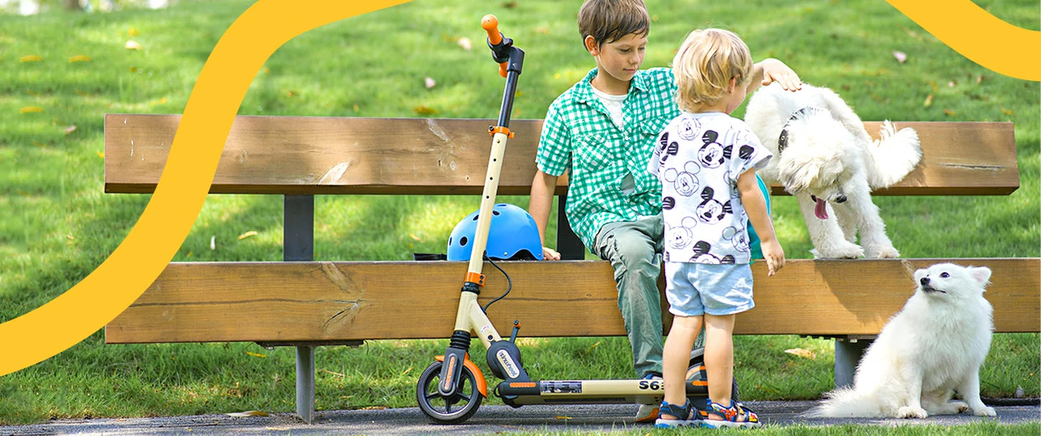 Découvrez la trottinette électrique pour enfants ISINWHEEL S6 : une balade amusante et sûre pour les petits aventuriers