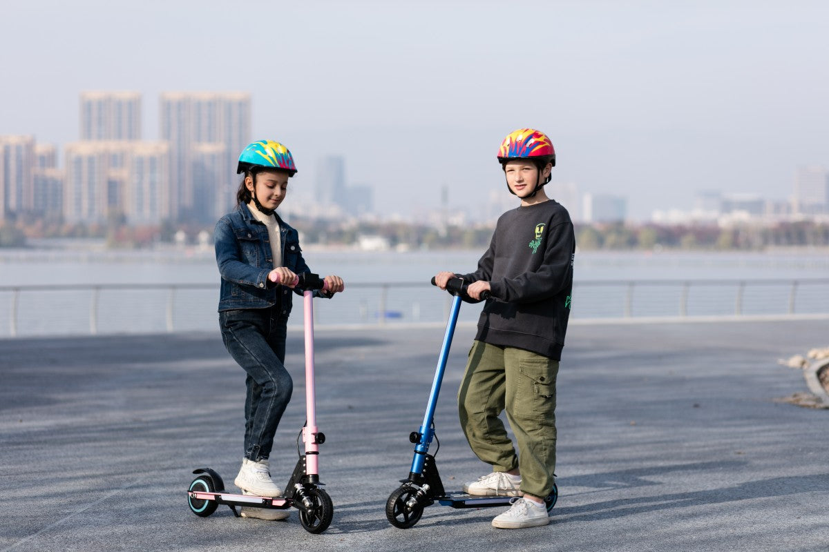 Trottinette électrique pliable pour enfants SIMATE S5 – Amusante, sûre et parfaite pour l’aventure