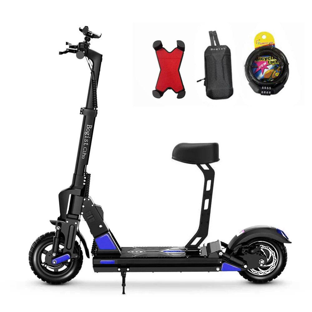 BOGIST C1 Pro 10" Trottinette électrique pliante 500W Moteur 48V 13Ah/20Ah Batterie