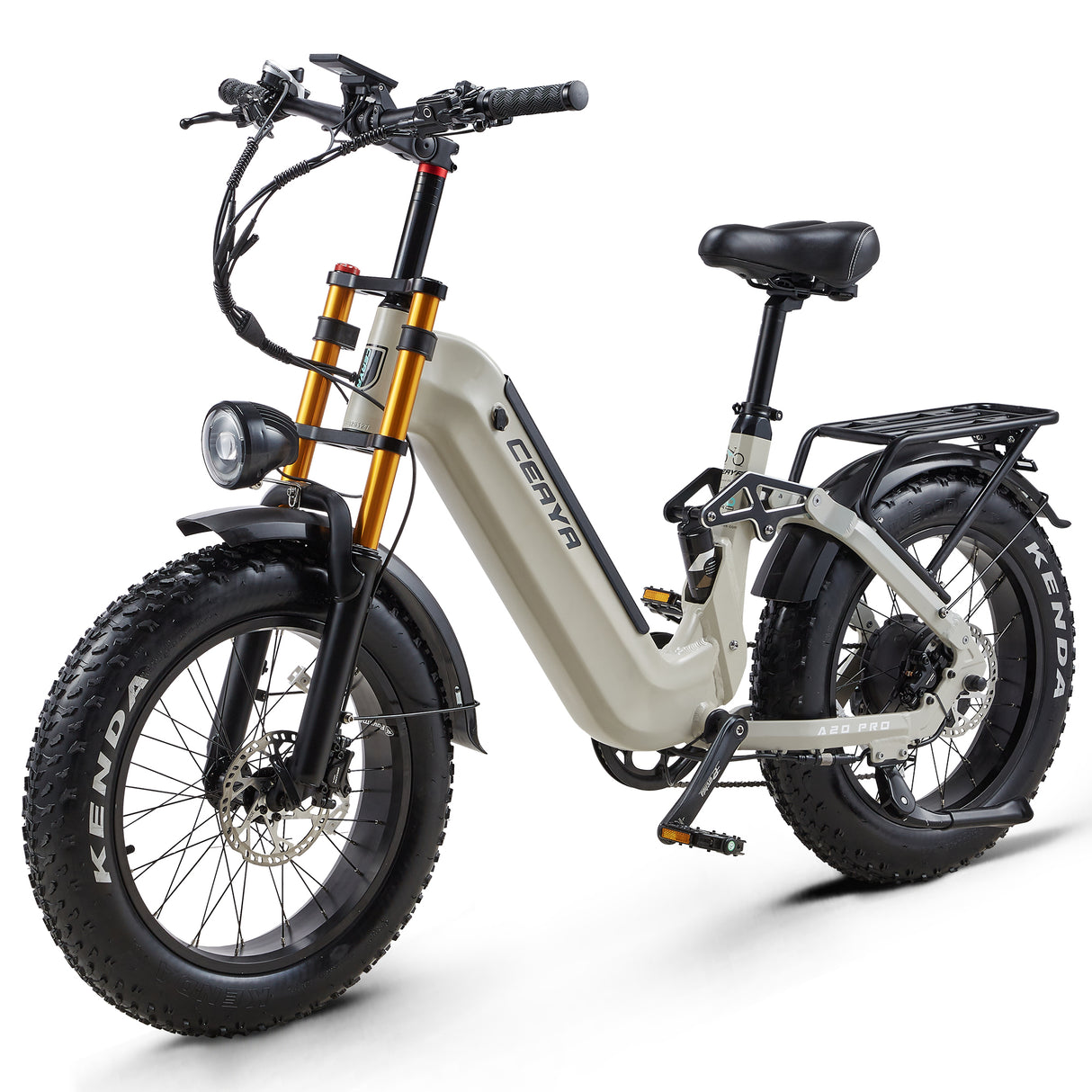 CEAZA A20 Pro 20" Vélo Électrique Tout-Terrain Pneus Larges 500W Moteur 48V 20Ah Batterie