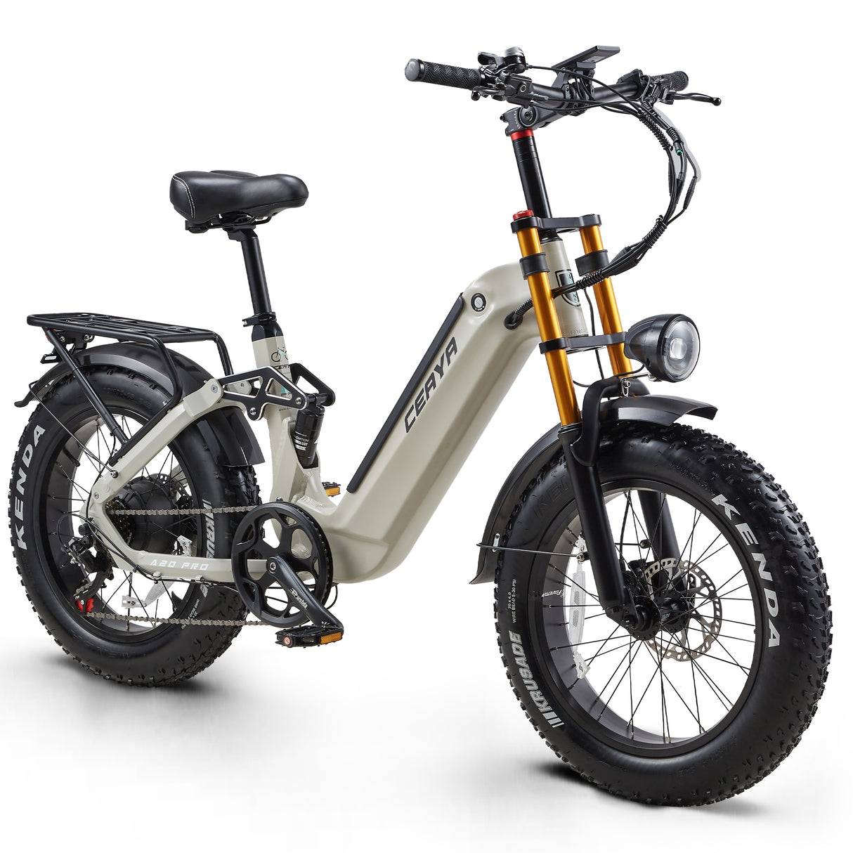 CEAZA A20 Pro 20" Vélo Électrique Tout-Terrain Pneus Larges 500W Moteur 48V 20Ah Batterie