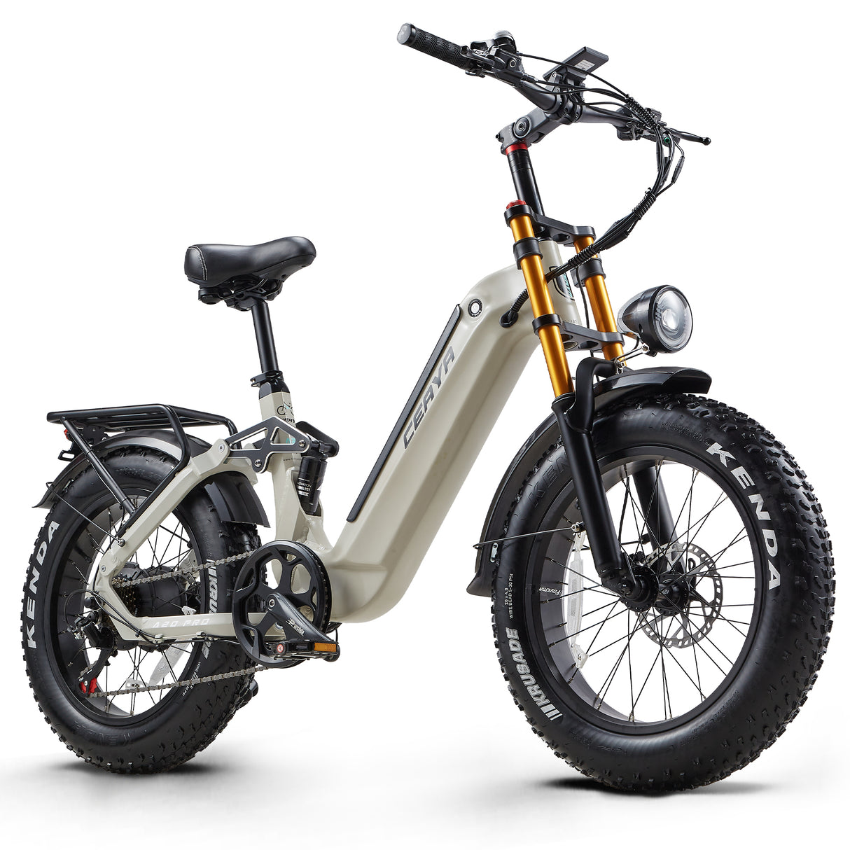 CEAZA A20 Pro 20" Vélo Électrique Tout-Terrain Pneus Larges 500W Moteur 48V 20Ah Batterie