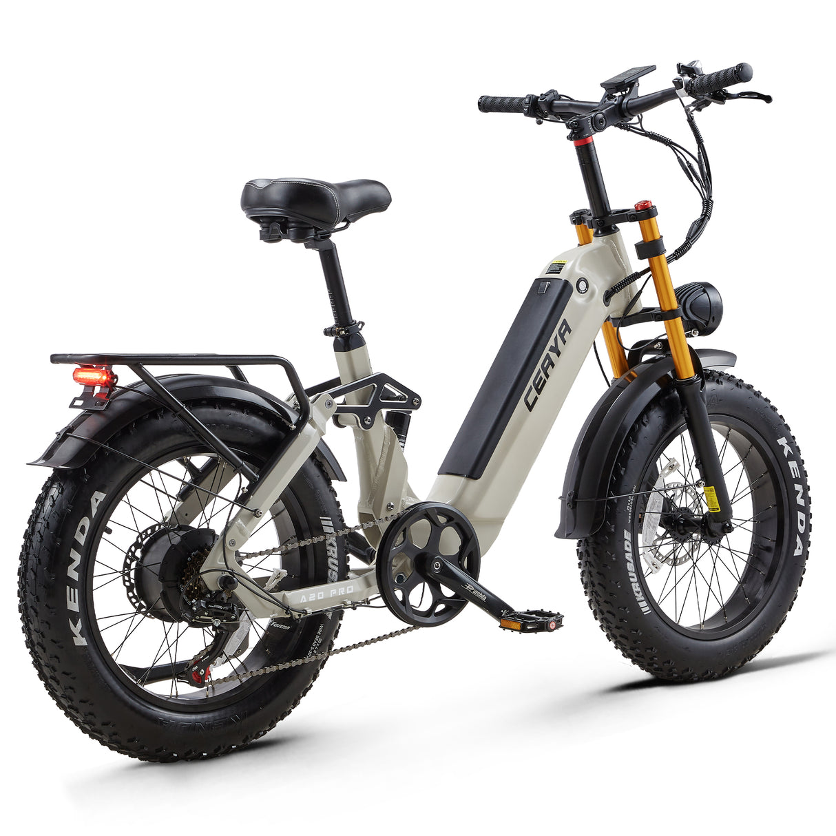 CEAZA A20 Pro 20" Vélo Électrique Tout-Terrain Pneus Larges 500W Moteur 48V 20Ah Batterie