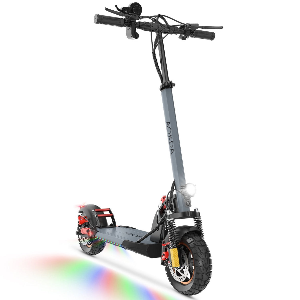 AOKDA A1 10" Trottinette électrique tout-terrain, moteur 800 W, batterie 48 V 12,5 Ah