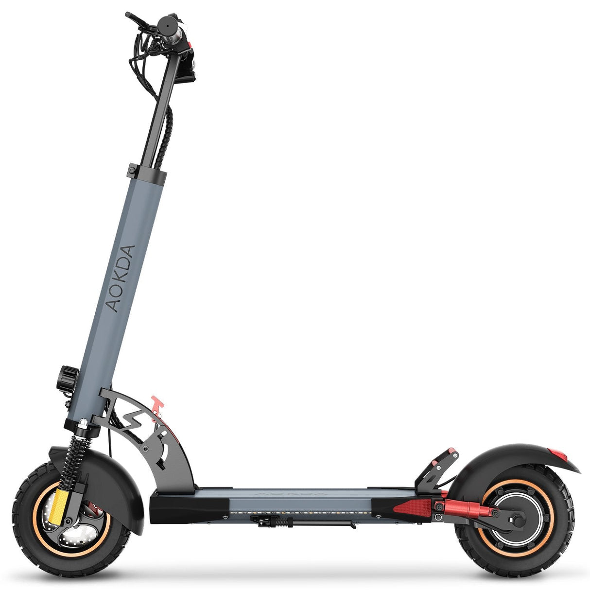 AOKDA A1 10" Trottinette électrique tout-terrain, moteur 800 W, batterie 48 V 12,5 Ah