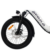 AVAKA BZ20 PLUS 20" Vélo de ville électrique pliable Step-Thru 500W Moteur 48V 18.2Ah Batterie