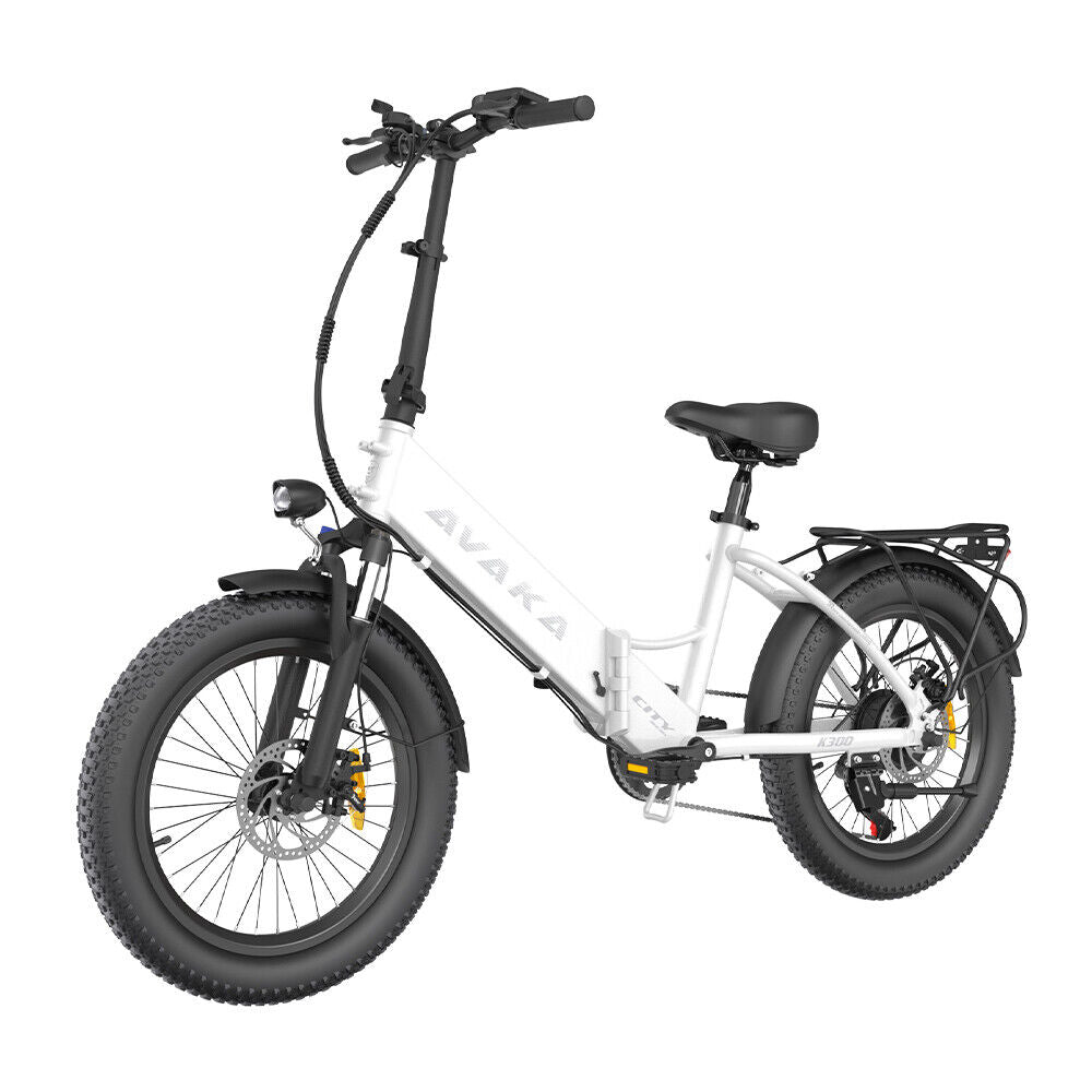 AVAKA K300 20" Vélo de ville électrique pliable 350W Moteur 36V 16Ah Batterie