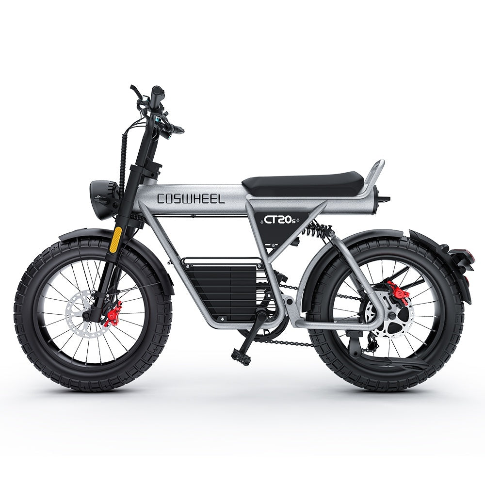 COSWHEEL CT20S 20" Motocyclette Électrique Tout Terrain 1500W Moteur 60V 27.5Ah Batterie