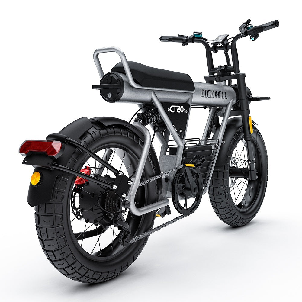 COSWHEEL CT20S 20" Motocyclette Électrique Tout Terrain 1500W Moteur 60V 27.5Ah Batterie