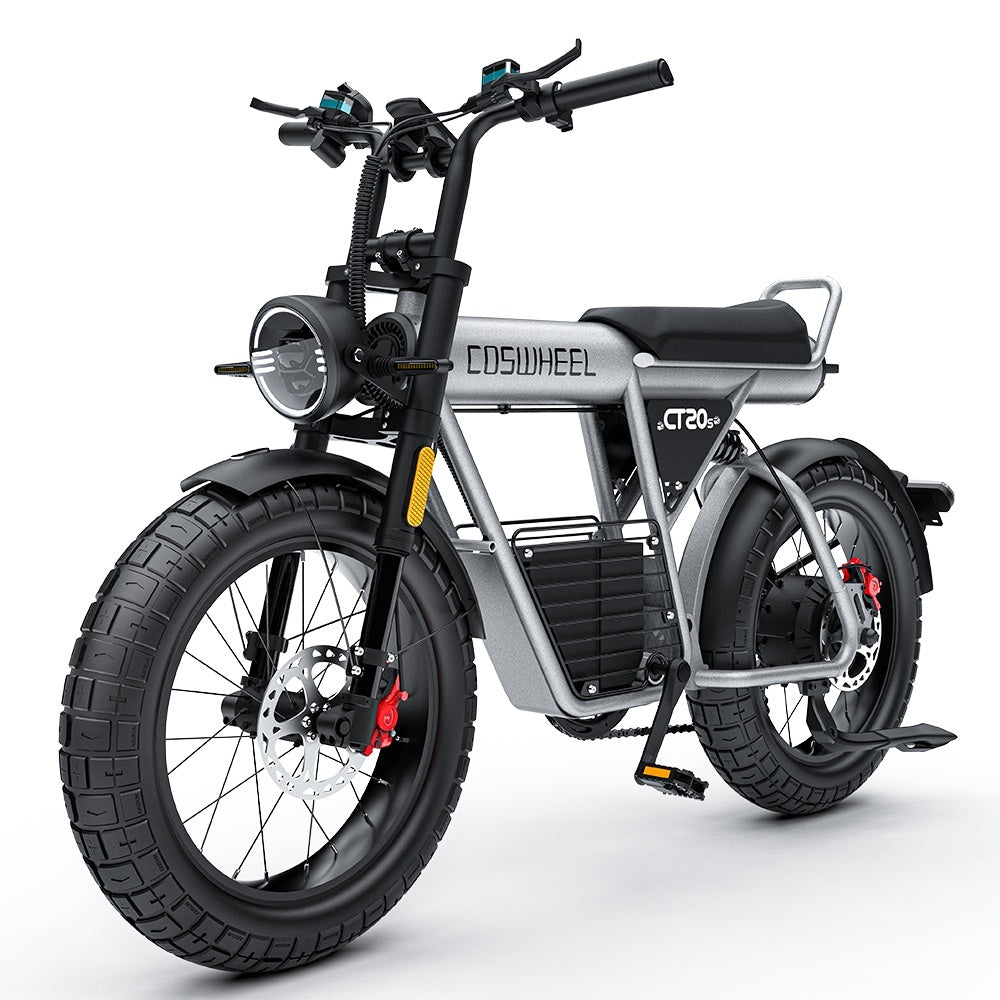 COSWHEEL CT20S 20" Motocyclette Électrique Tout Terrain 1500W Moteur 60V 27.5Ah Batterie