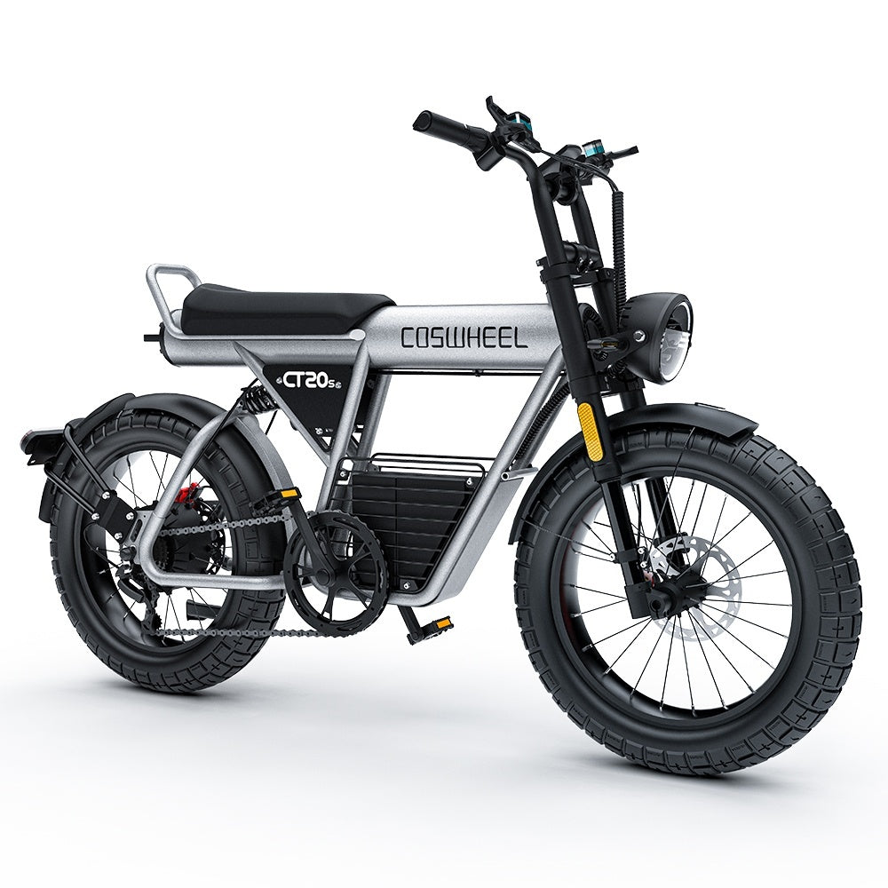 COSWHEEL CT20S 20" Motocyclette Électrique Tout Terrain 1500W Moteur 60V 27.5Ah Batterie