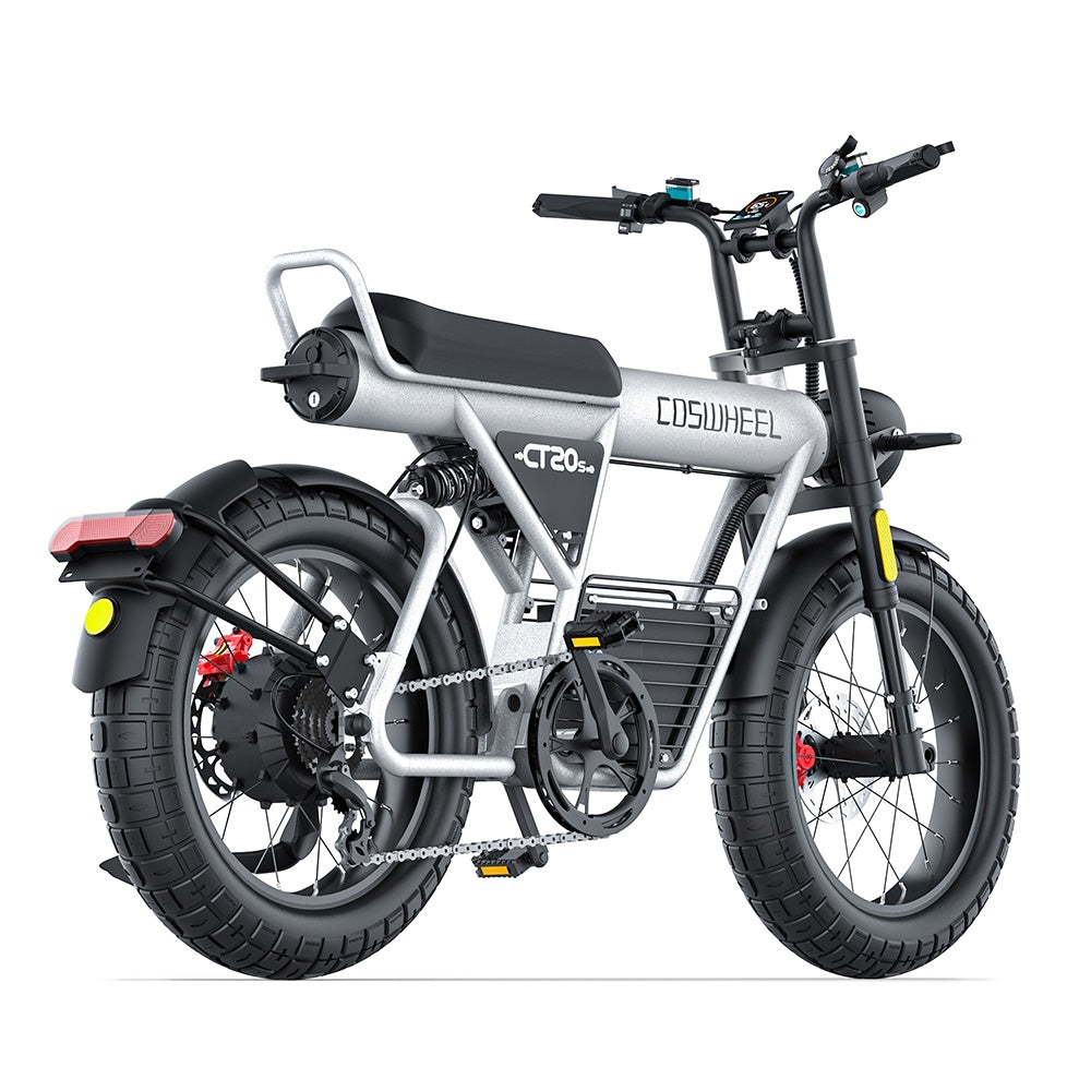 COSWHEEL CT20S 20" Motocyclette Électrique Tout Terrain 1500W Moteur 60V 27.5Ah Batterie