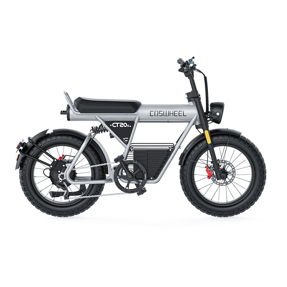 COSWHEEL CT20S 20" Motocyclette Électrique Tout Terrain 1500W Moteur 60V 27.5Ah Batterie