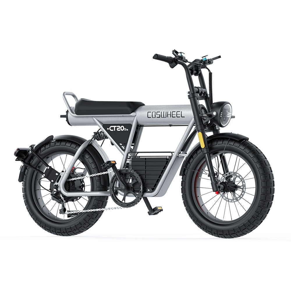 COSWHEEL CT20S 20" Motocyclette Électrique Tout Terrain 1500W Moteur 60V 27.5Ah Batterie