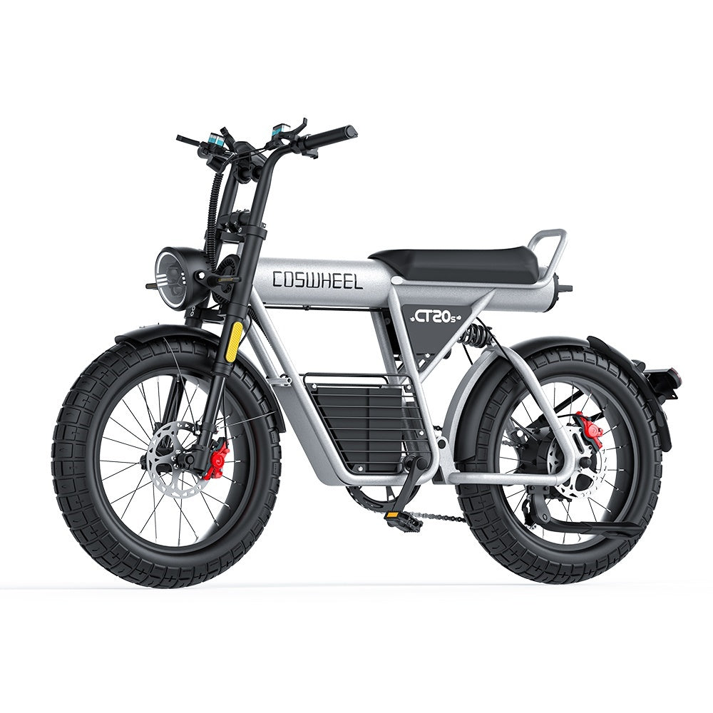 COSWHEEL CT20S 20" Motocyclette Électrique Tout Terrain 1500W Moteur 60V 27.5Ah Batterie