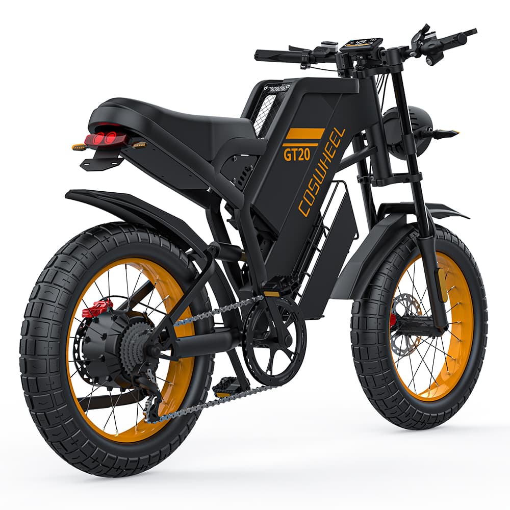 COSWHEEL GT20 20" Motocyclette Électrique Tout Terrain 1000W Moteur 48V 25Ah Batterie