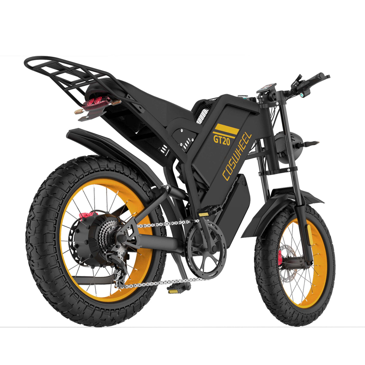 COSWHEEL GT20 Max 20" Motocyclette Électrique Tout Terrain 1500W Moteur 60V 40Ah Batterie