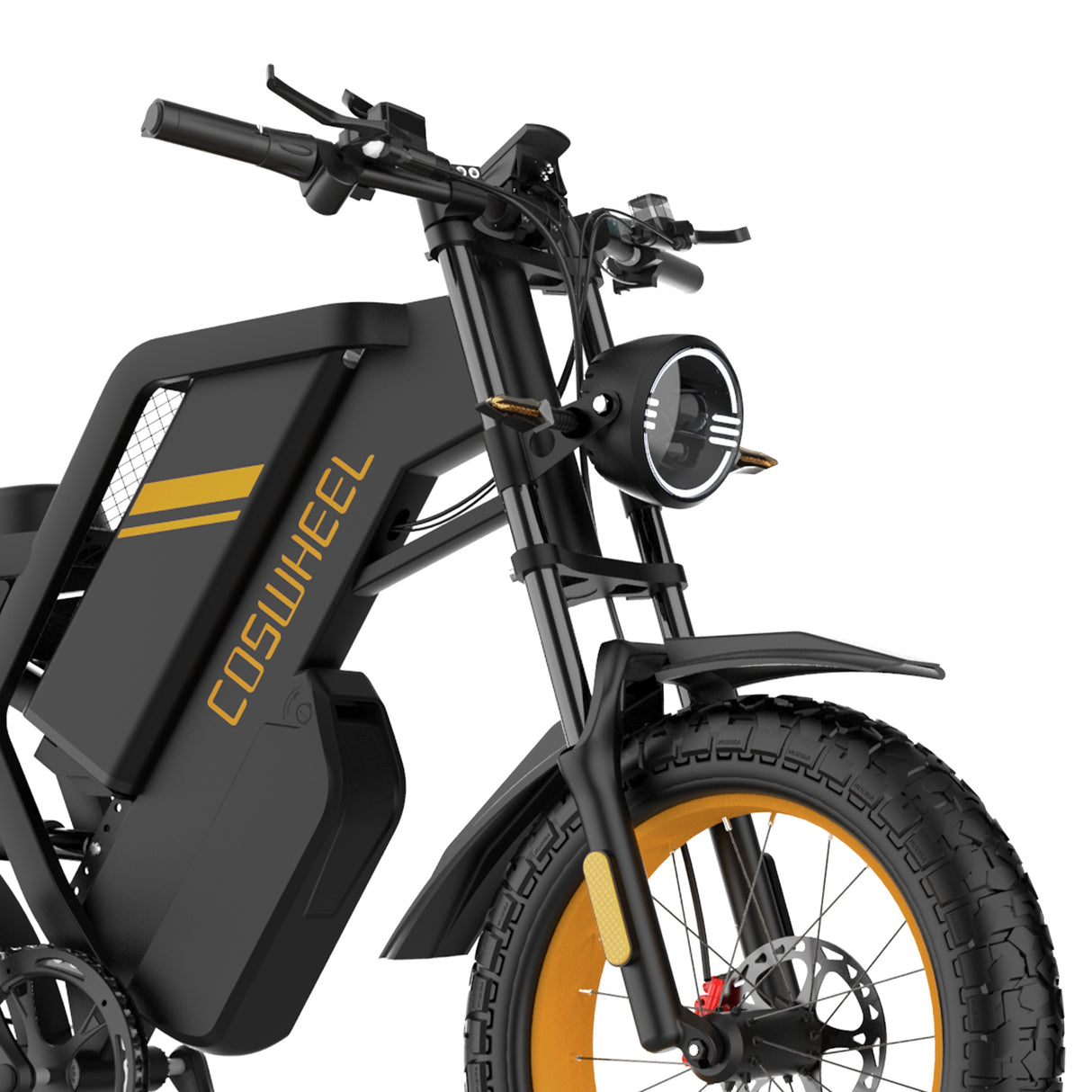 COSWHEEL GT20 Max 20" Motocyclette Électrique Tout Terrain 1500W Moteur 60V 40Ah Batterie