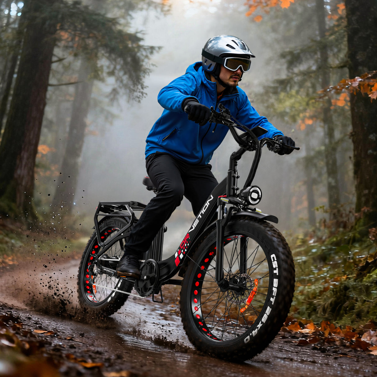 DRVETION CTR26 26" Vélo électrique à cadre ouvert 1000W Moteur 48V 15AH/20Ah Batterie