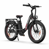 DRVETION CTR26 26" Vélo électrique à cadre ouvert 1000W Moteur 48V 15AH/20Ah Batterie
