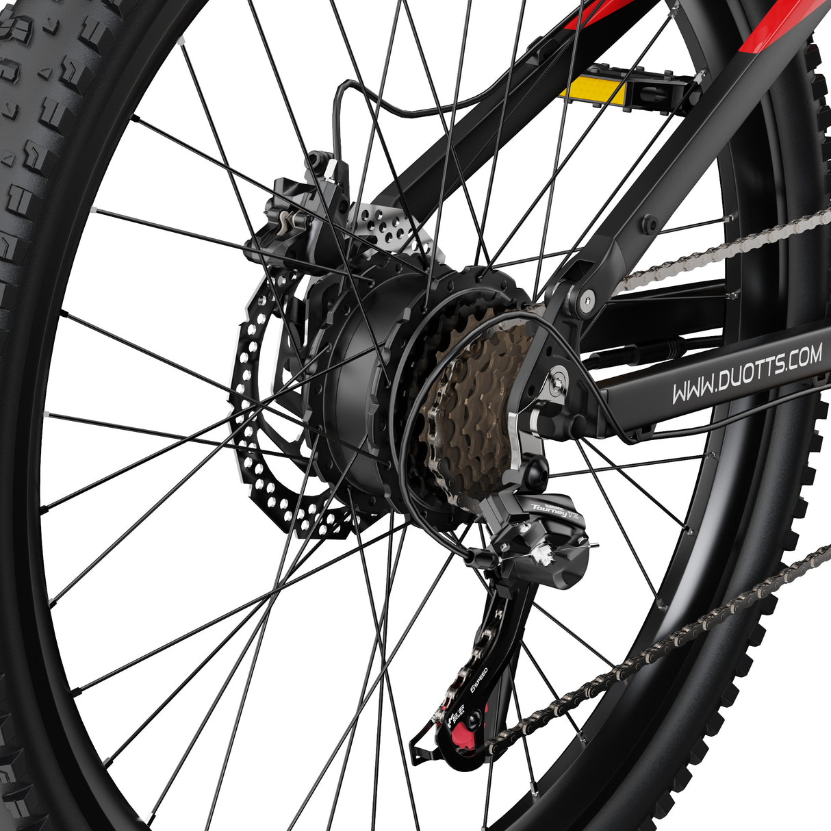 DUOTTS E29 27.5" VTT Électrique à Pneus Épais 250W Moteurs 48V 13.5Ah Batterie
