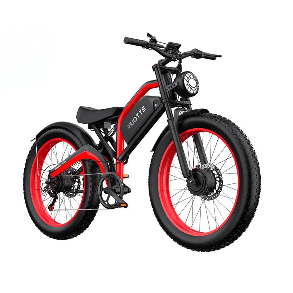 DUOTTS N26 26" Vélo de montagne électrique à gros pneus 750 W double moteur batterie 48 V 20 Ah