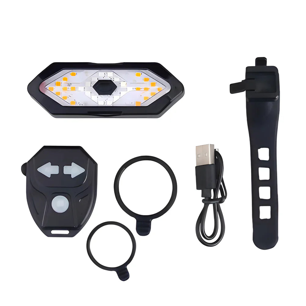 DUOTTS Feu arrière de clignotant pour vélo électrique