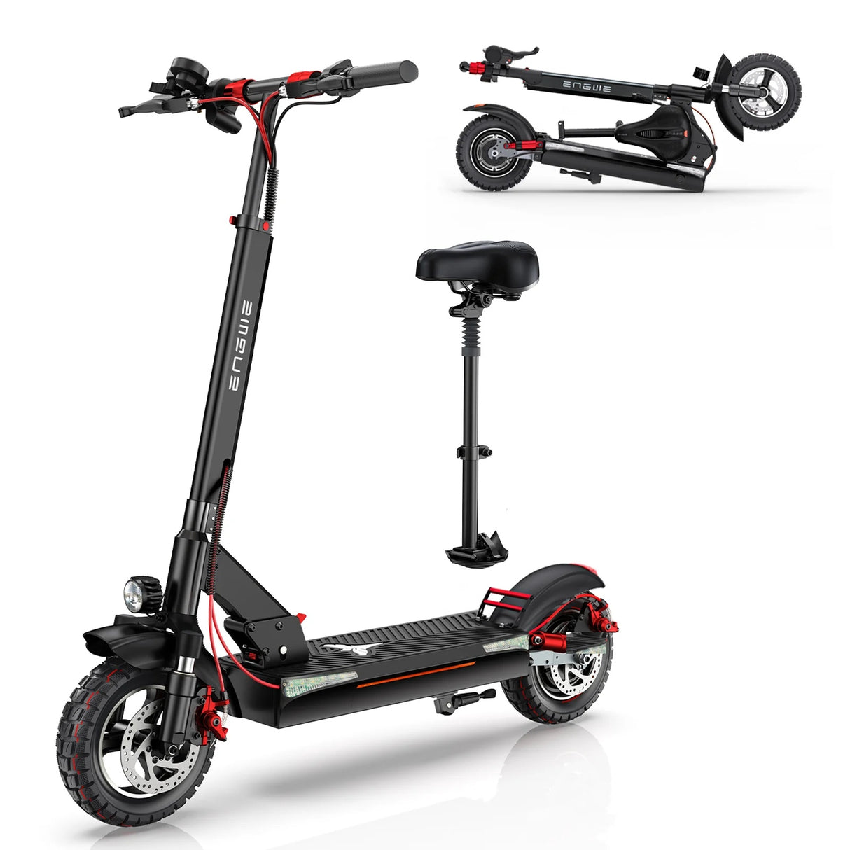 ENGWE Y600S 10" Trottinette Électrique Pliable avec Moteur 600W 48V 18,2Ah  Batterie