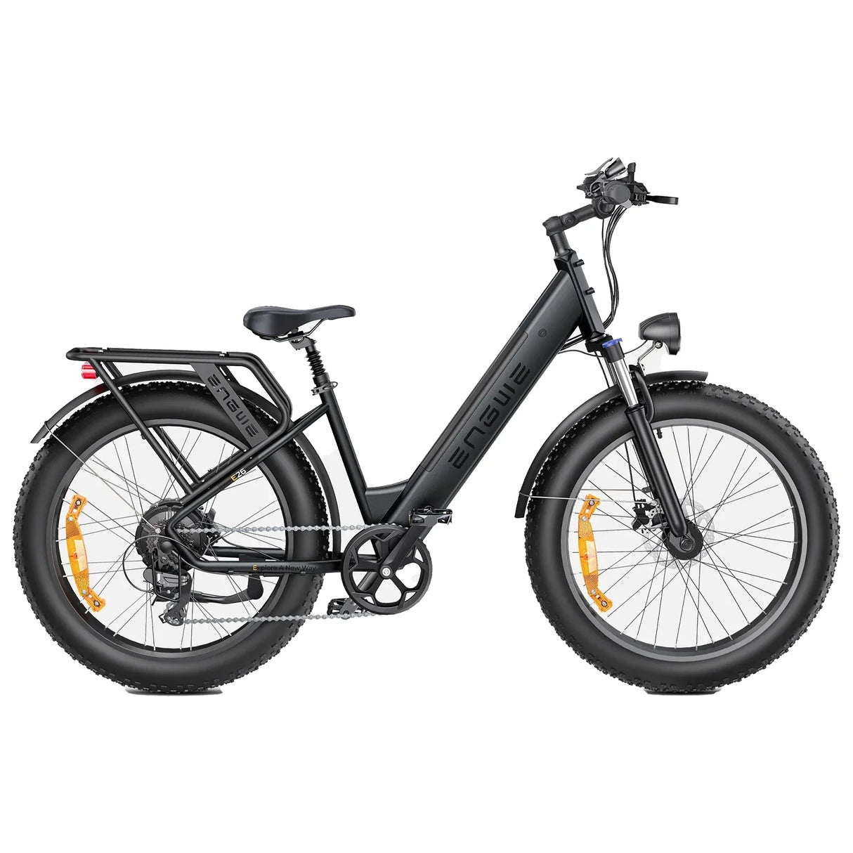 ENGWE E26 26" Vélo électrique tout-terrain à gros pneus, moteur 1000 W, batterie 48 V 16 Ah