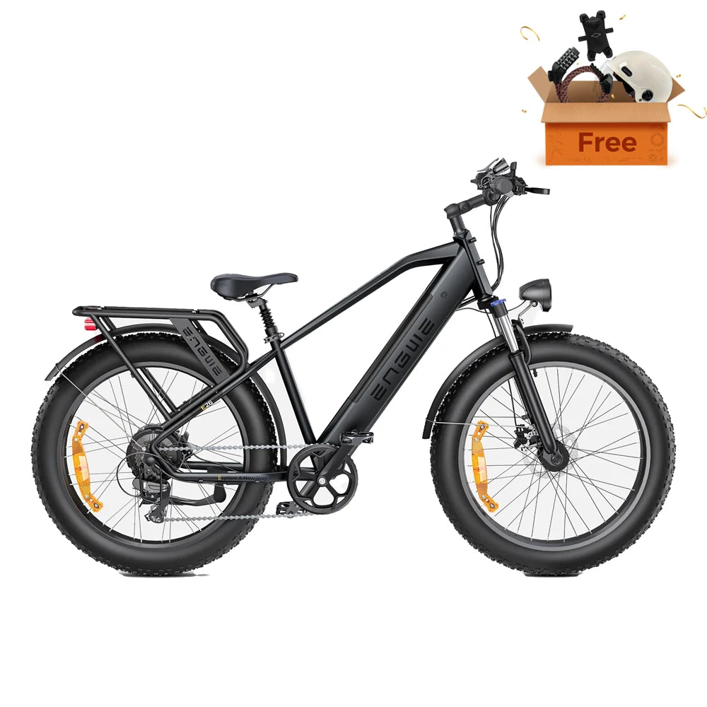 ENGWE E26 26" Vélo électrique tout-terrain à gros pneus, moteur 1000 W, batterie 48 V 16 Ah