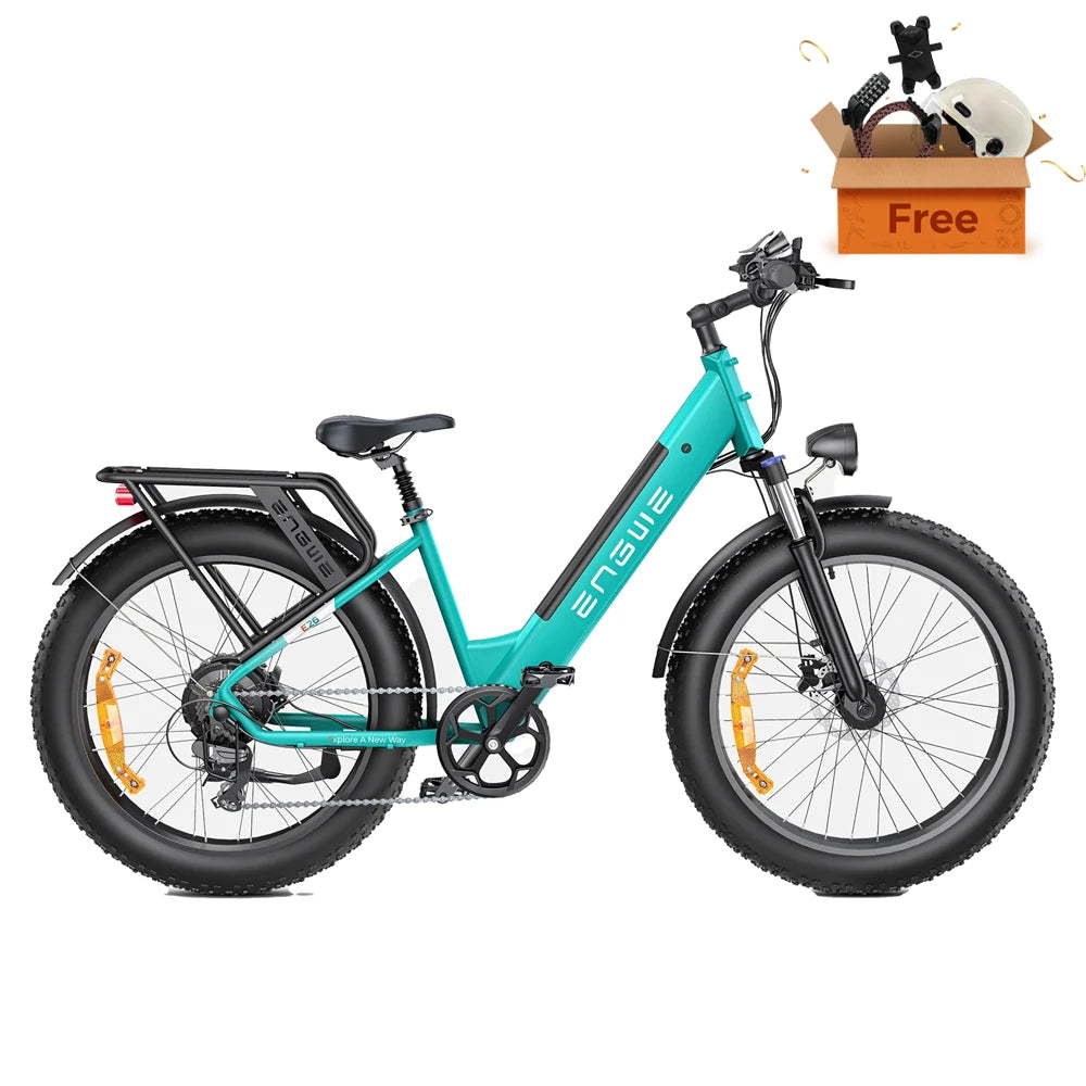 ENGWE E26 26" Vélo électrique tout-terrain à gros pneus, moteur 1000 W, batterie 48 V 16 Ah