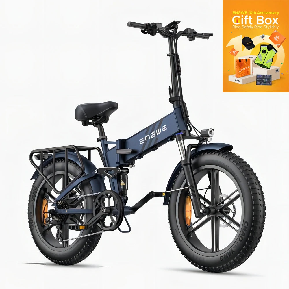 ENGWE Engine Pro 2.0 20 Velo electrique pliant a gros pneus Moteur 12 FR GleeRide