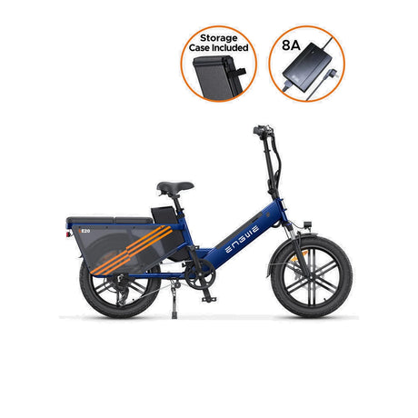 ENGWE LE20 20" Vélo cargo électrique à enjambement 250W Moteur 48V 19,2Ah Batterie