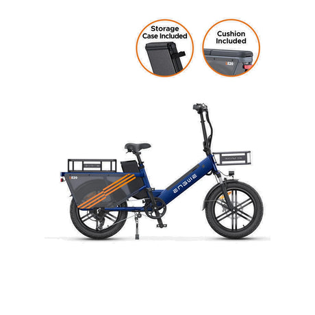 ENGWE LE20 20" Vélo cargo électrique à enjambement 250W Moteur 48V 19,2Ah Batterie