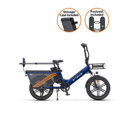 ENGWE LE20 20" Vélo cargo électrique à enjambement 250W Moteur 48V 19,2Ah Batterie