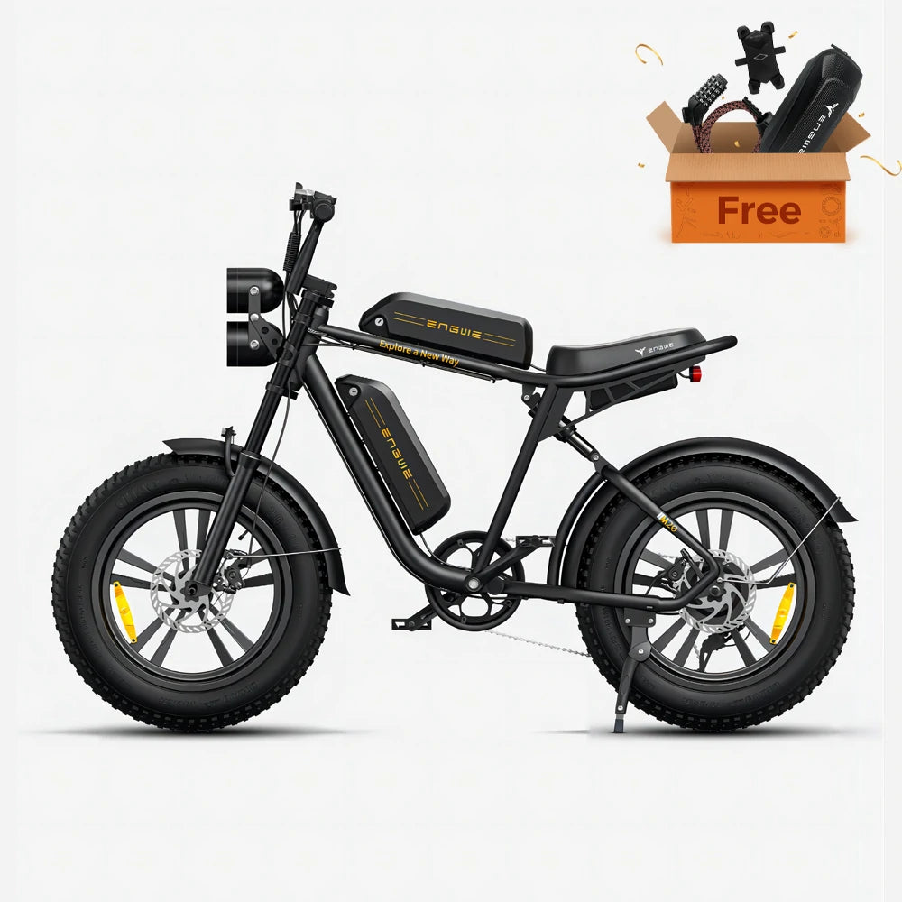 ENGWE M20 20" Vélo électrique tout-terrain à gros pneus Moteur 1000W 48V 26Ah Double Batterie