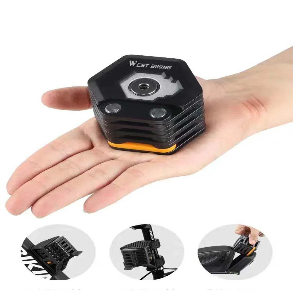 SHENGMILO antivol pour vélo électrique, antivol à chaîne pliable, dispositif antivol, cisaille anti-hydraulique portable