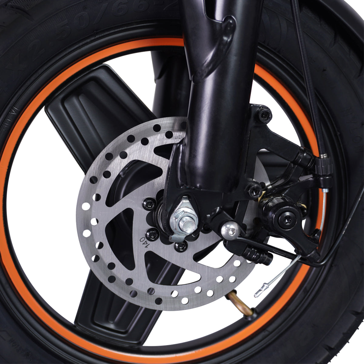 GELEIPU C14 14" Trotinette Électrique 500W Moteur 48V 17.5Ah Siège et Porte-Bagages