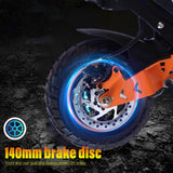 GELEIPU Z1 10" Trotinette Électrique Tout Terrain 1200W Moteur 48V 20Ah Batterie