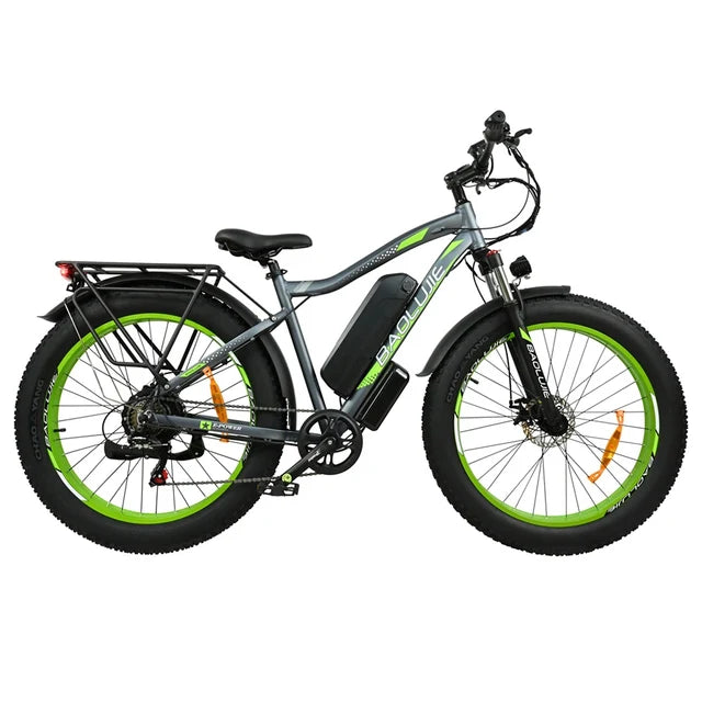 BAOLUJIE DP2619 26 pouces vélo électrique de montagne 750W moteur 48V 13Ah batterie vert