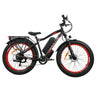 BAOLUJIE DP2619 26 pouces vélo électrique de montagne 750W moteur 48V 13Ah batterie noir et rouge
