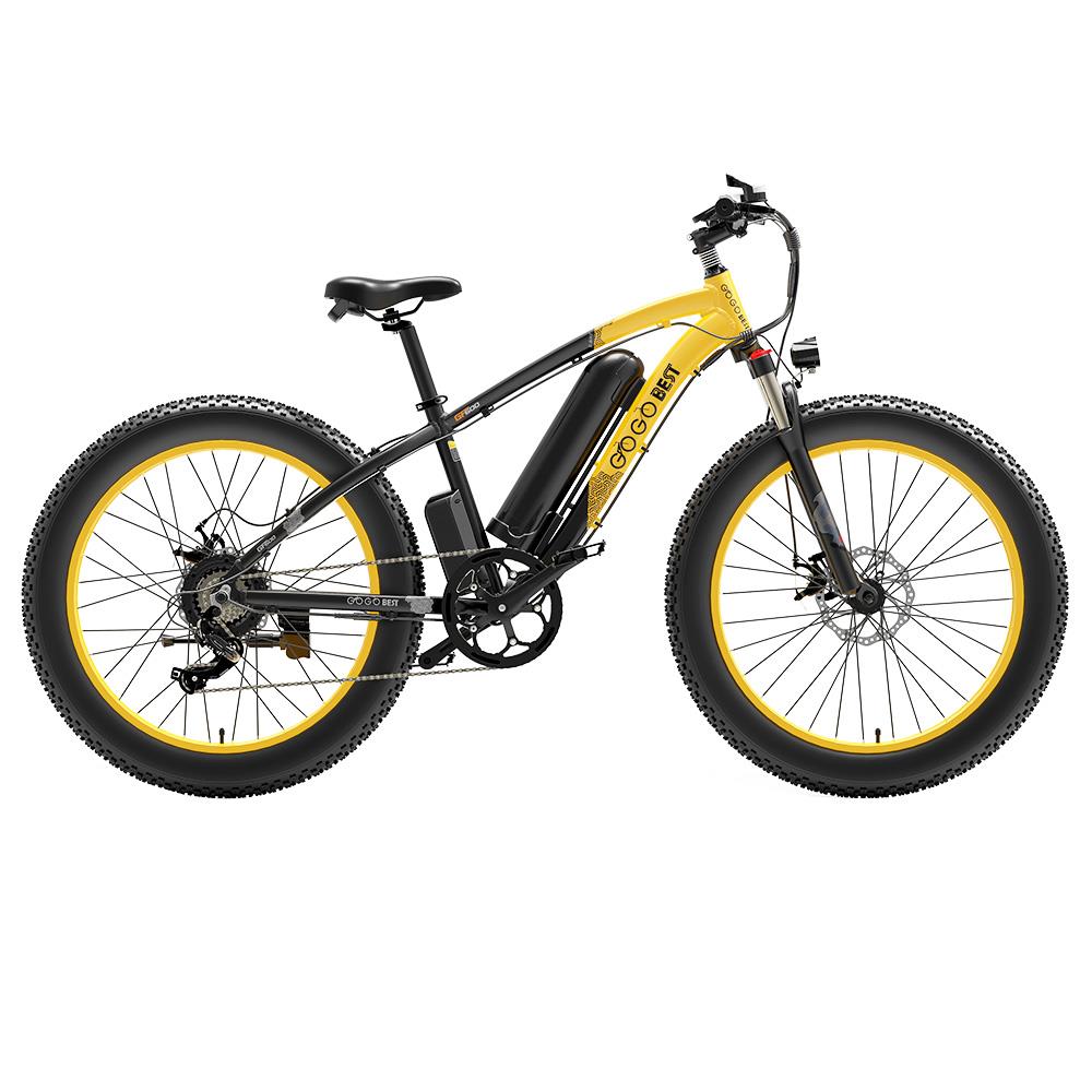 GOGOBEST GF600 26" gros pneu vélo de montagne électrique 1000W Moteur 48V 13Ah Batterie