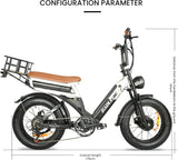 Paramètre de configuration du vélo électrique BAOLUJIE DP2033