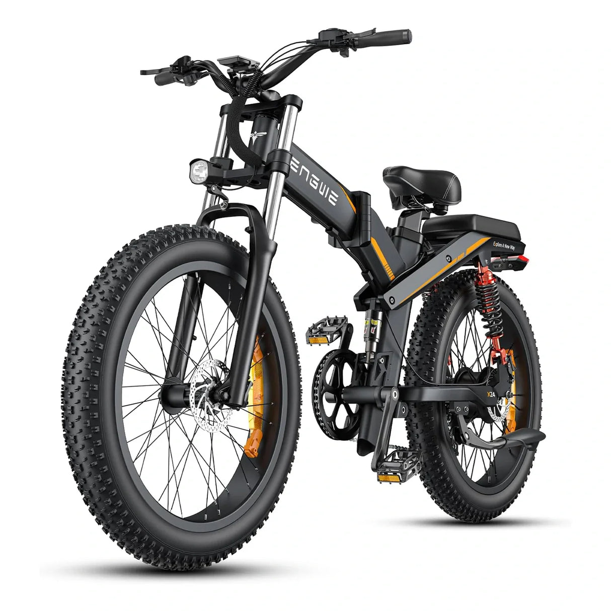 ENGWE X24 24" Vélo électrique pliant à gros pneus VTT Moteur 1200 W (crête) Batterie double 48V 29.2 Ah