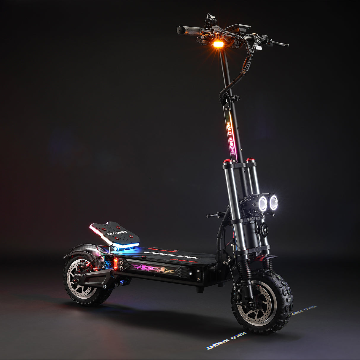 HALO KNIGHT T107 Pro 11" Trottinette électrique pliante 3000W*2 Double Moteur 60V 38,4Ah Batterie