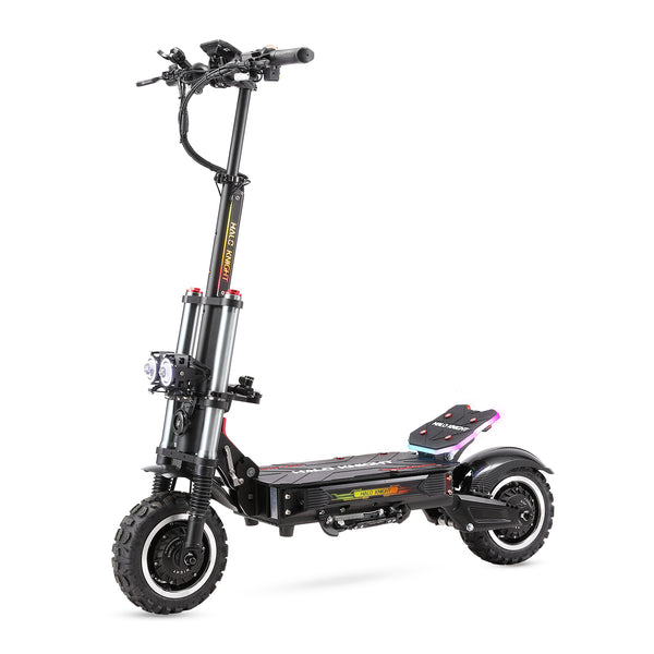 Halo Knight T107 Pro 11'' Scooter electrique böjlig 3000 W*2 dubbelmotor 60V 38,4 Ah batteri