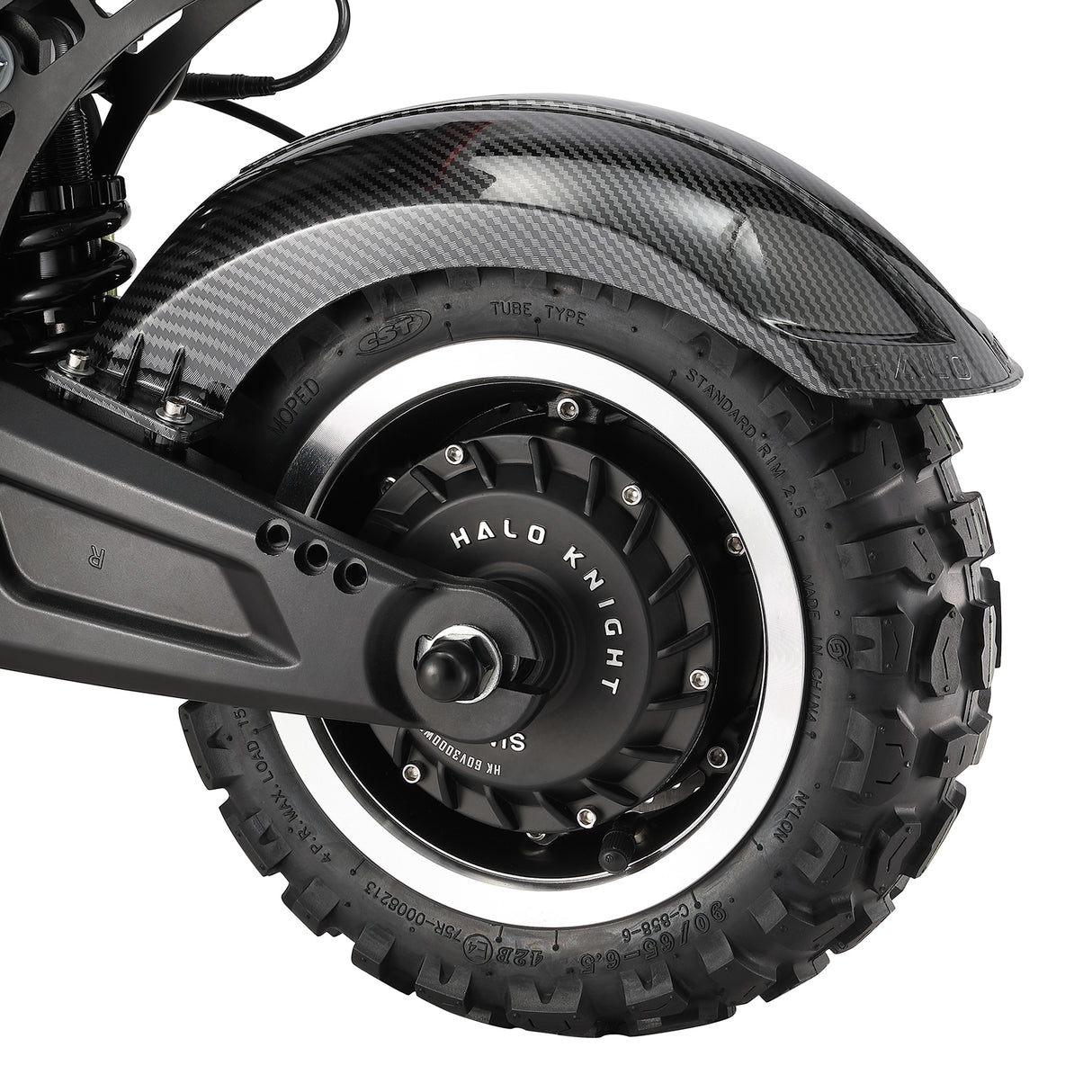 HALO KNIGHT T107 Pro 11" Trottinette électrique pliante 3000W*2 Double Moteur 60V 38,4Ah Batterie